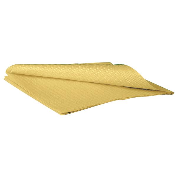 TD Serviett Papir/Plast 45x33cm Gule 500stk