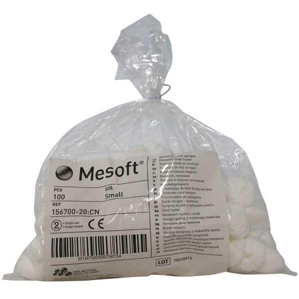 Tupfere Mesoft usterile runde S 28mm 100stk