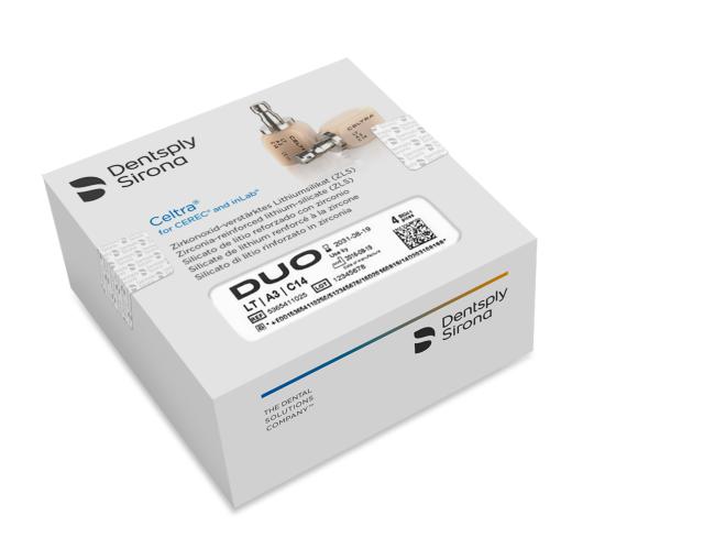 Celtra Duo Cerec blokk LT A3 C14 4stk