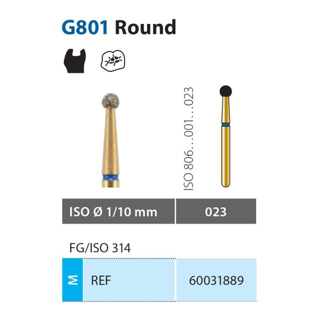 Diatech G801-023-M FG Blå 5stk