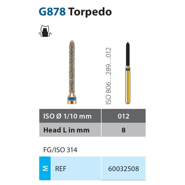 Diatech G878-012-8-M FG Blå 5stk