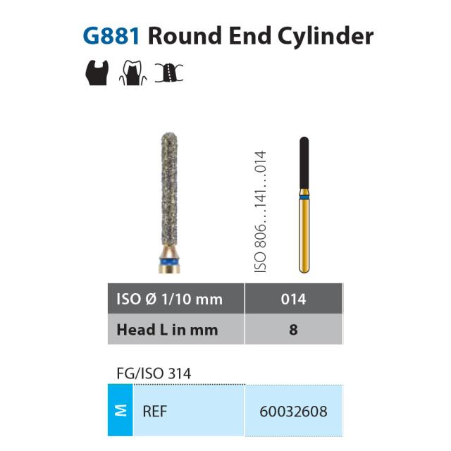 Diatech G881-014-8-M FG Blå 5stk