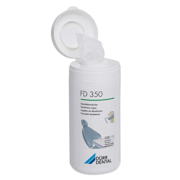 Durr FD 350 Wipes m/etanol overfl 110stk+dispenser