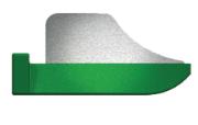 FenderWedge Medium Grønne Value 100stk