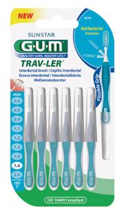GUM Travler 1614 Blå Kon 1.6mm 6stk