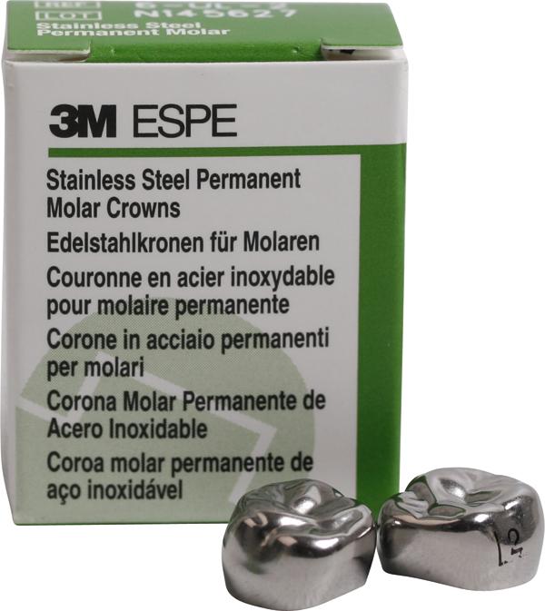 Stålkroner Primær Molar +6,7/6-UL 4  5stk