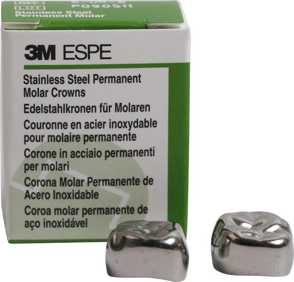 Stålkroner Primær Molar 7,6+/6-UR 5  5stk