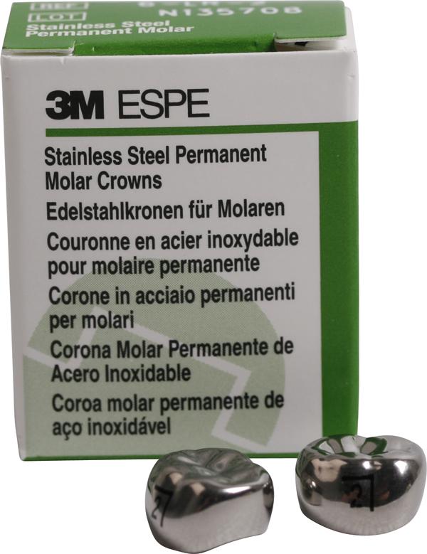 Stålkroner Primær Molar 7,6/6-LR 7  5stk