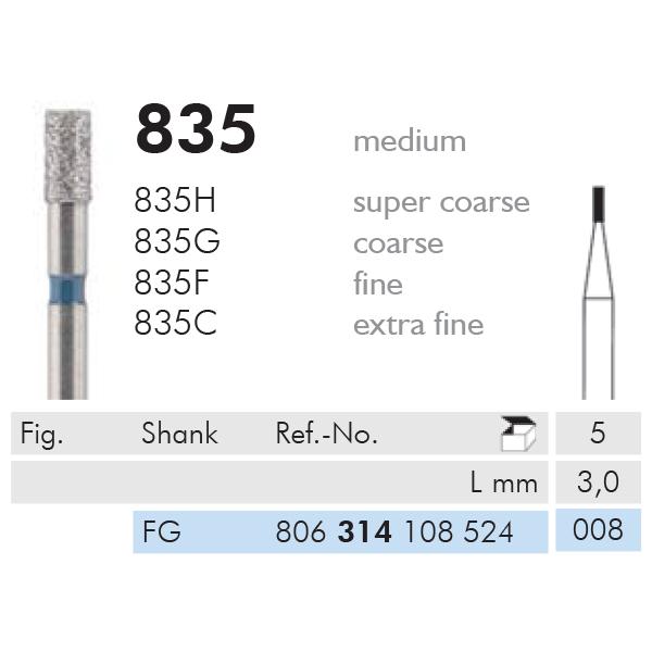 Meisinger diamant FG 835/008 5stk