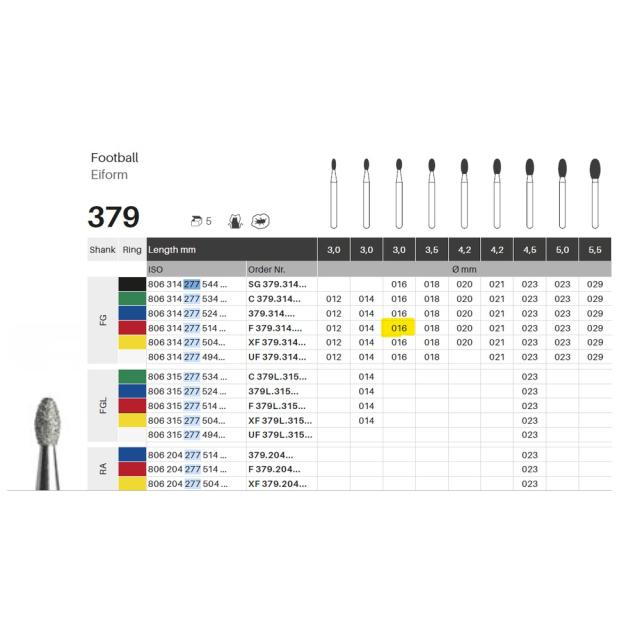 Edelingh FG 277/016 F rød 5stk