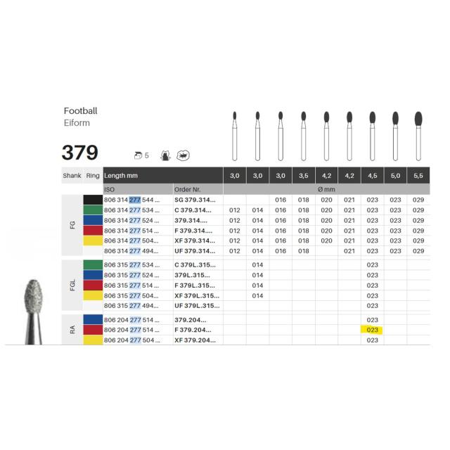 Edelingh RA 277/023 F rød 5stk