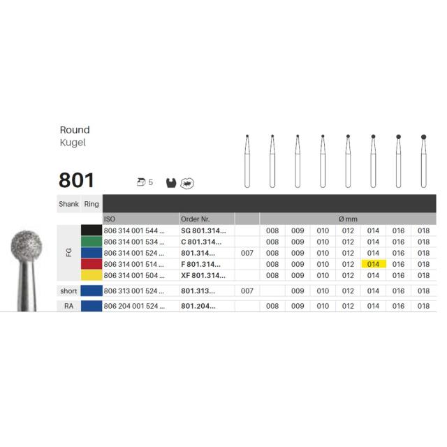 Edelingh FG 001/014 F rød 5stk