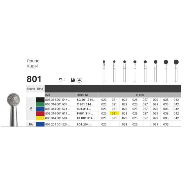 Edelingh FG 001/021 F rød 5stk