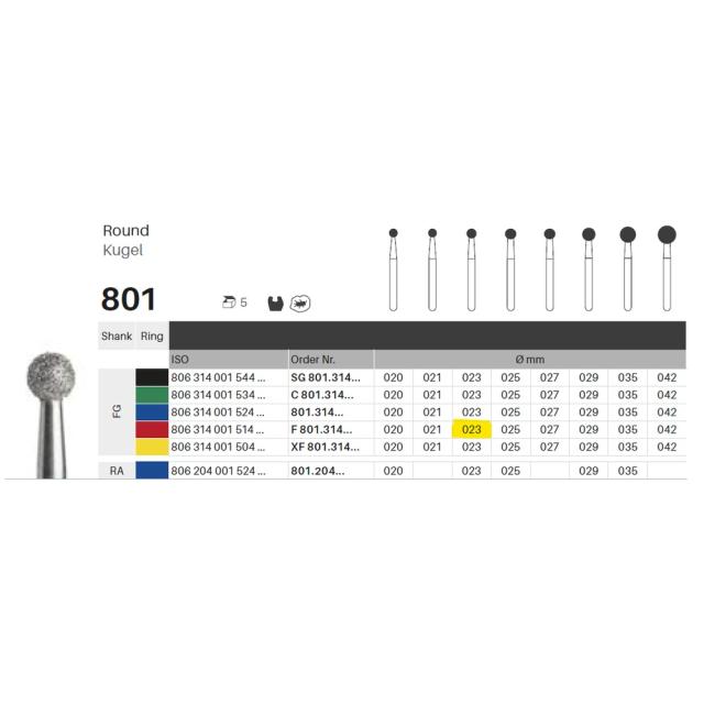 Edelingh FG 001/023 F rød 5stk