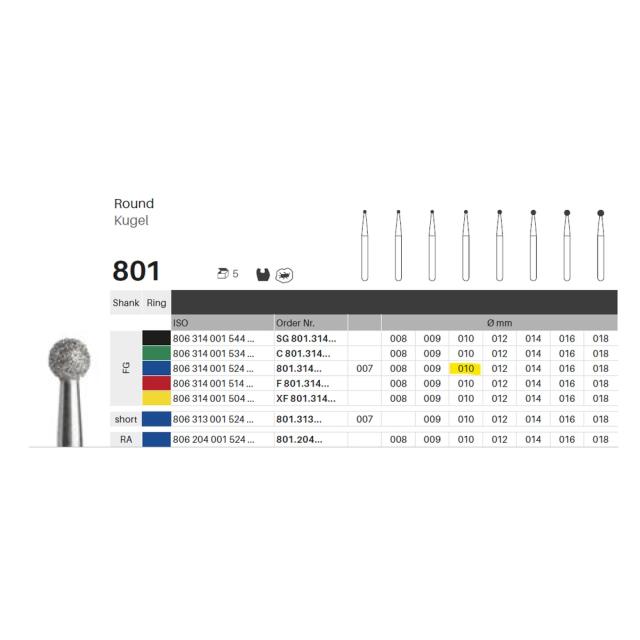 Edelingh FG 001/010 M blå 5stk