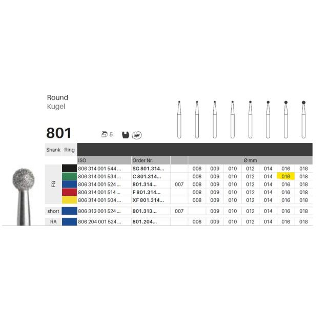 Edelingh FG 001/016 C grønn 5stk