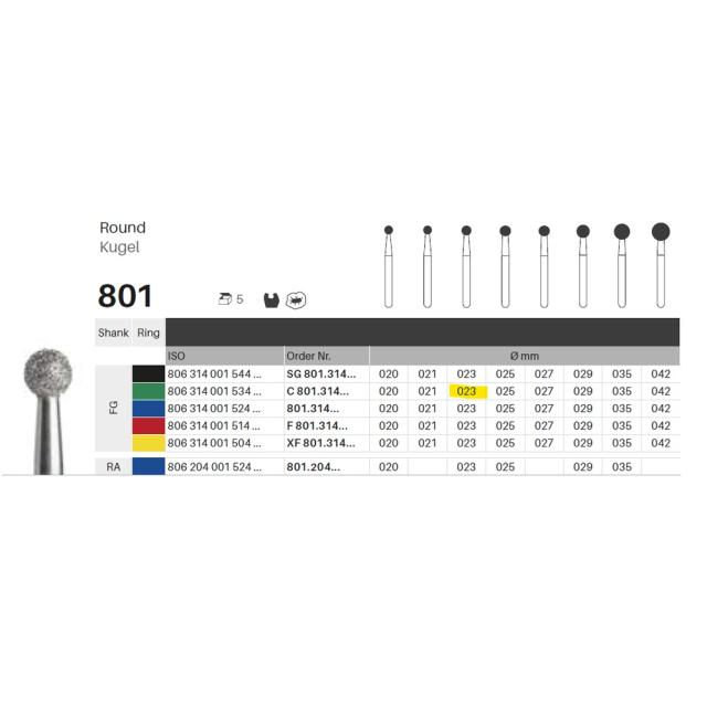 Edelingh FG 001/023 C grønn 5stk