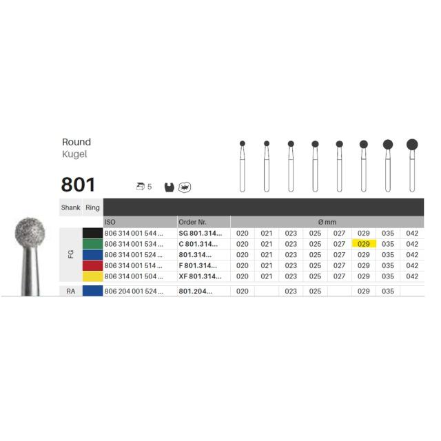 Edelingh FG 001/029 C grønn 5stk