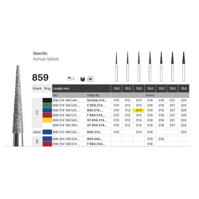 Edelingh FG 166/014 M blå 5stk