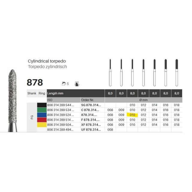 Edelingh FG 289/010 M blå 5stk