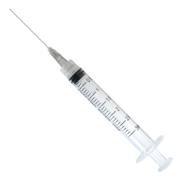 SIMPLEE 3ml Sprøyte m/kanyle 27G Sterile 100stk
