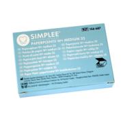 SIMPLEE W+ Gold Paper Points Medium 35 Grønn 100stk