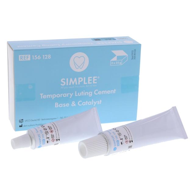 SIMPLEE Temporary Luting Cement i tuber sett
