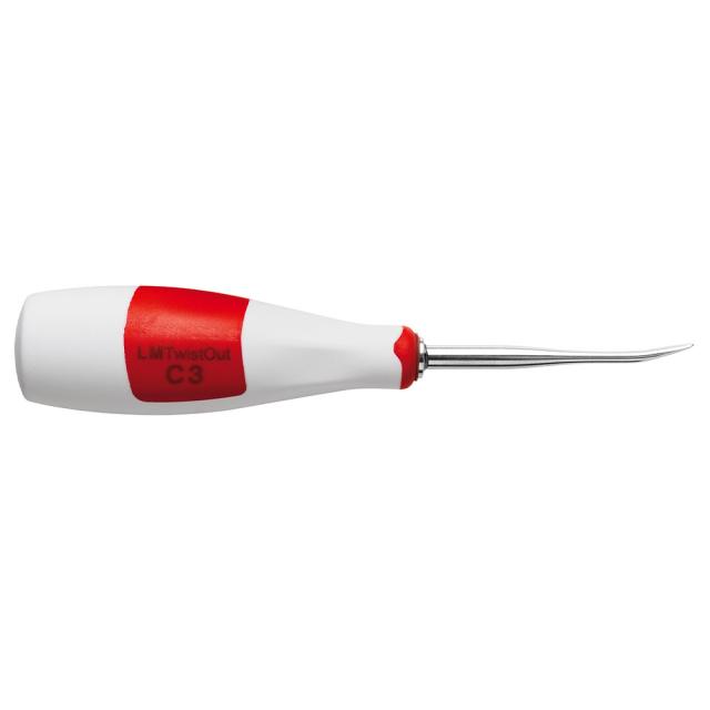 LM TwistOut C3 Vinklet hebel 3mm Rød