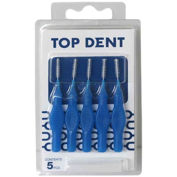 TD Interdentalbørster Blå 0,6mm 5stk