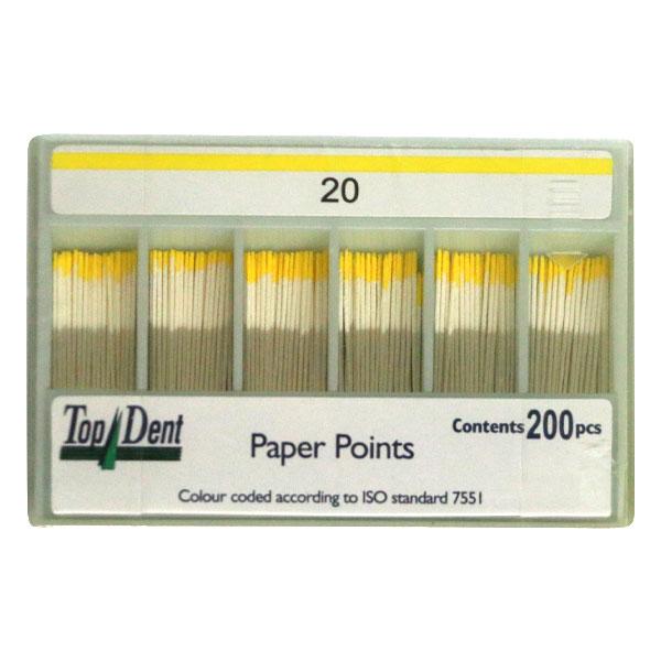 TD Paper Points Nr 20 Gul 200stk