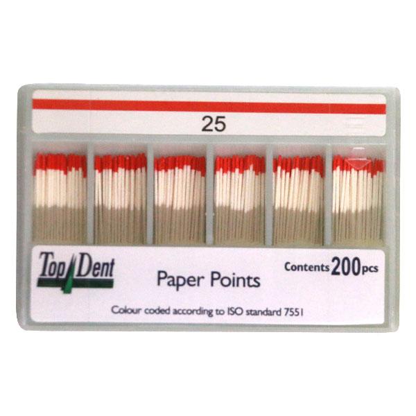 TD Paper Points Nr 25 Rød 200stk