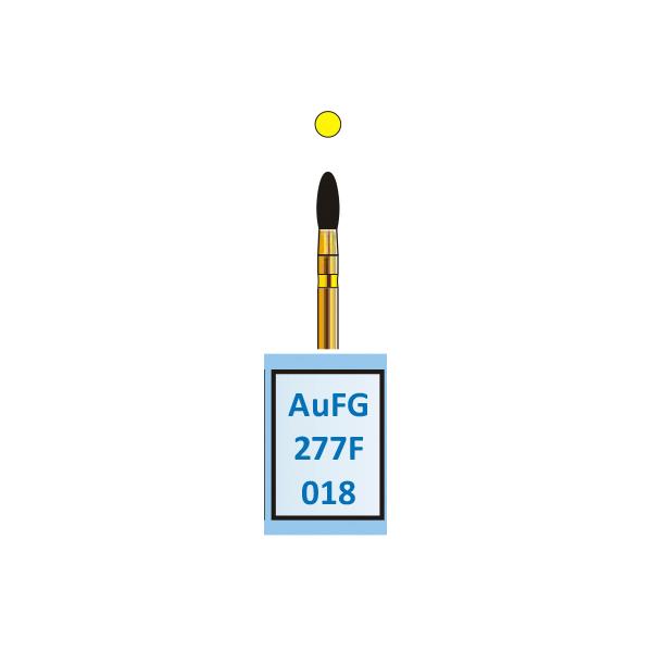 Lion Pussediamanter FG 277XF/018 Gul 5stk