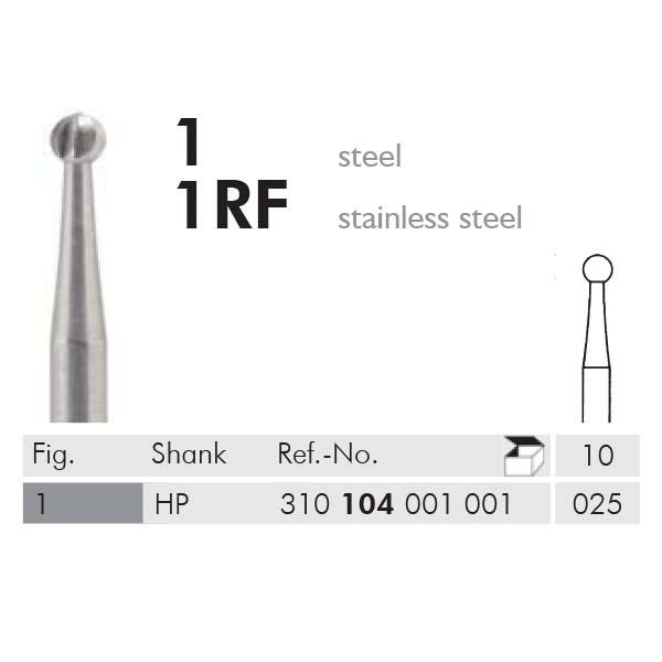 Stålbor HST 001/025 10stk