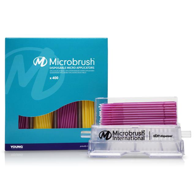 Microbrush Plus Fine 4x100stk m/Dispenser