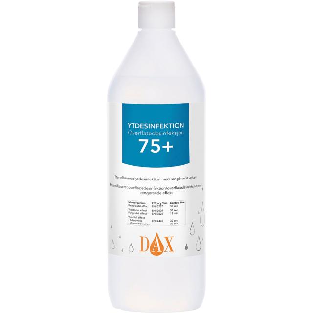 DAX Overflatedesinfeksjon 75+ Kartong 12x1000ml