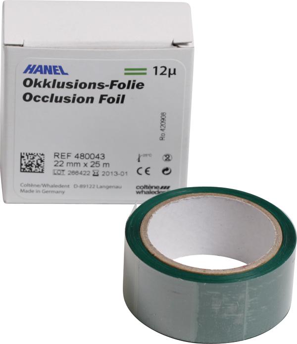 Artikulasjonsfolie Hanel Grønn 22mmx25m
