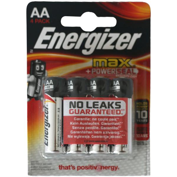 Energizer batterier runde AA LR-6 4stk