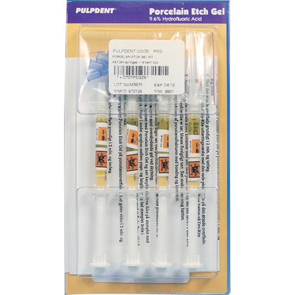Porcelain Etch Gul 4x1,2ml