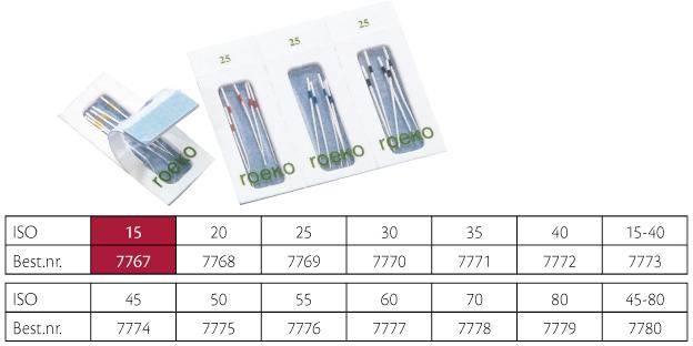 Paper Points Sterile Roeko ISO 15 180stk