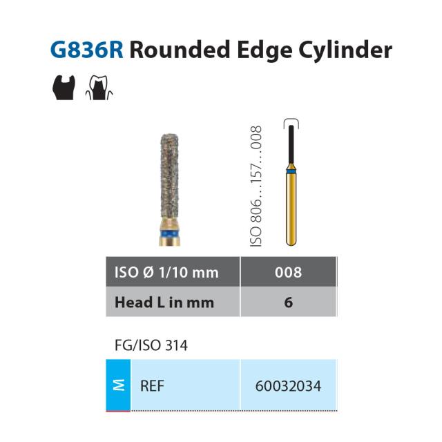Diatech G836R-008-6-M FG Blå 5stk