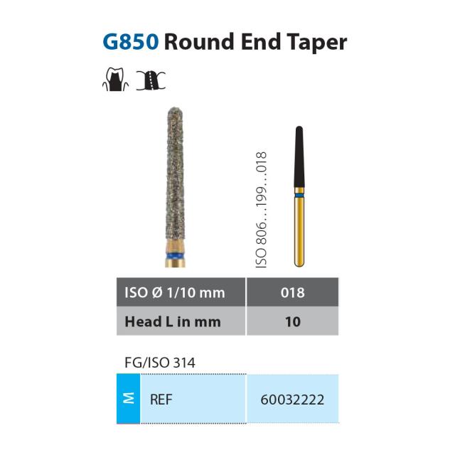 Diatech G850-018-10-M FG Blå 5stk
