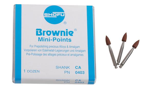 SHOFU Brownie Mini-Points 12stk