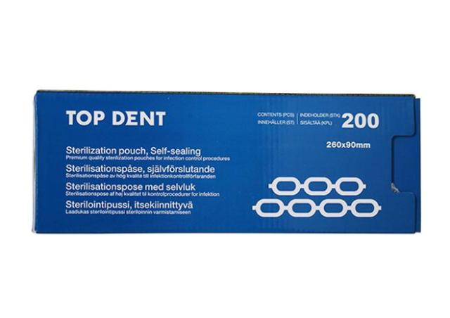 TD Autoklavposer m/Lim 9x26cm 200stk