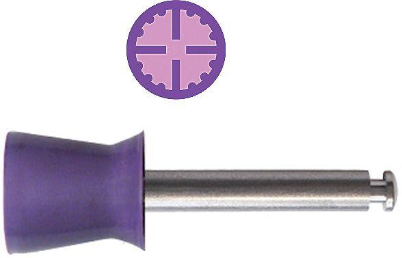 TD Prophy Cups Mini m/mandrill Lilla 100stk