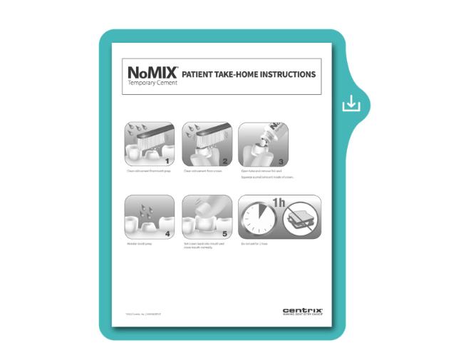 NoMix Temporary Cement Take Home 50x0,5g