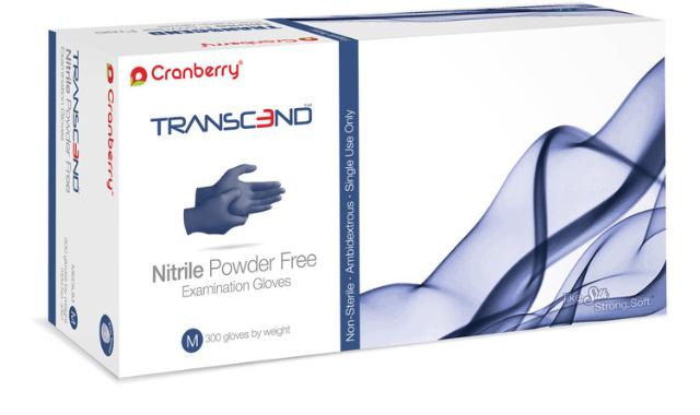 Transcend Nitrilhansker allergivennlig XS 300stk