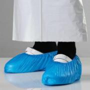 Skobeskyttere Blå plast Standard 100stk