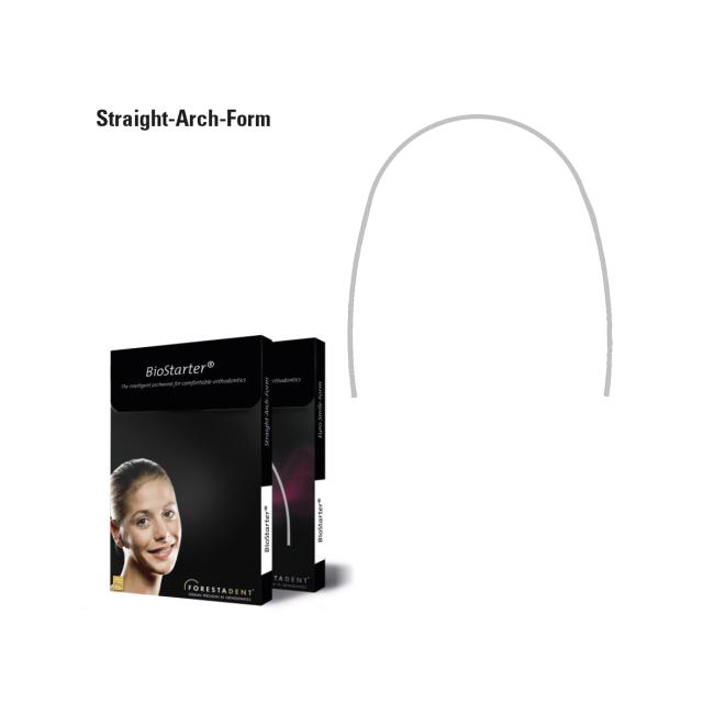 FO 203-0935 Biostarter NiTi .014 Straight Arch Form UK 10 stk