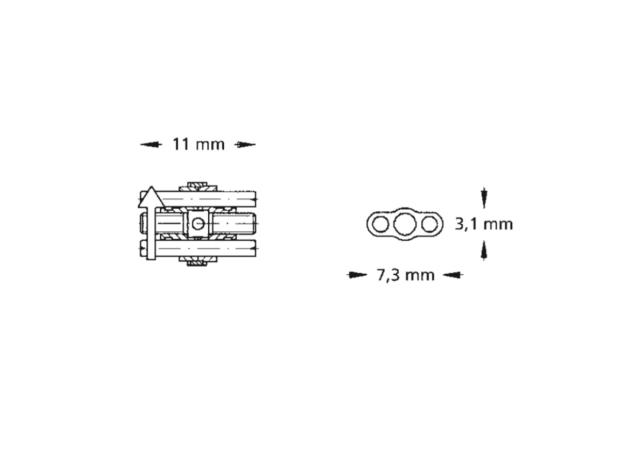 DE 600-301-60 Ekspansjons skrue Medium 100 stk