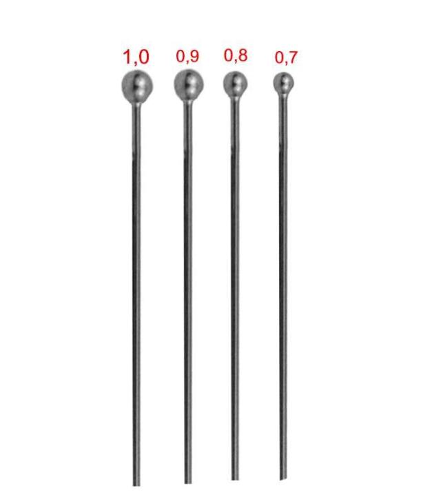 DE 620-108-00 Ball retainer Claps ø 0,8 mm 100 stk